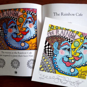 The Legendary Adventures of the Flying Mingling Brothers, PLUS signed Rainbow Cafe Print