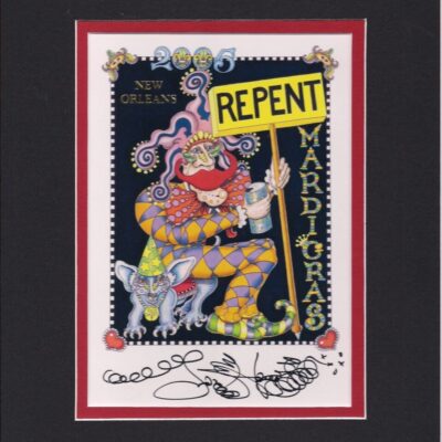 Repent Mardi Gras 2005 8″ x 10″ Double Matted Print