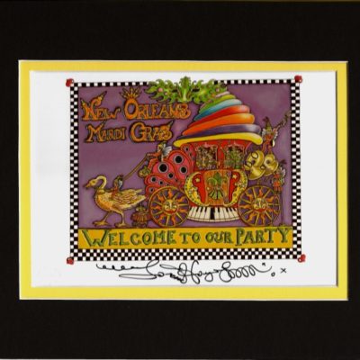 Welcome to Our Party 8″ x 10″ Double Matted Print