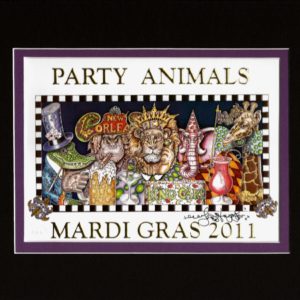 Party Animals 2011 8″ x 10″ Double Matted Print