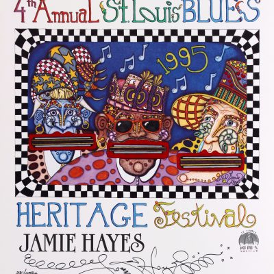 St. Louis Blues Festival 1995 Poster