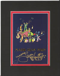 Mardi Gras 2012 Double Matted 8″ x 10″ Signed Print