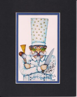 Mr. Chef 8" x 10" Fine Art Giclee, signed