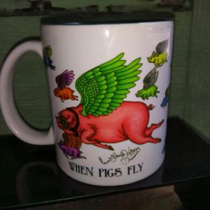 “When Pigs Fly” 11 oz. ceramic mug