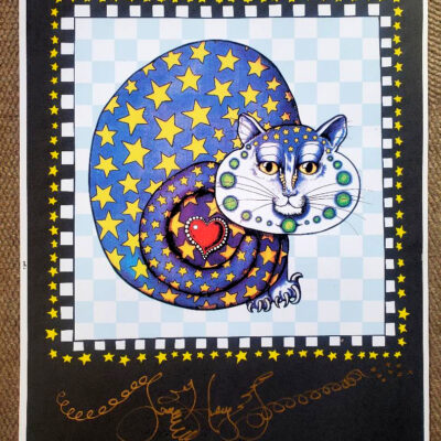 Star Kitty HAND PULLED SERIGRAPH, signed & remarqued 20″ X 26″