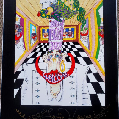 ¨New Orleans Chef¨ Hand-pulled serigraph, signed & remarqued