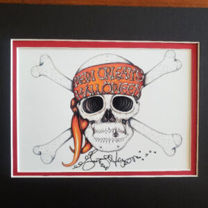 Halloween Skull, matted to fit an 8″ x 10″ frame