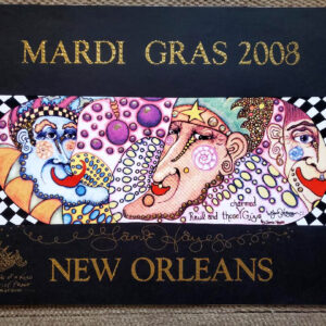 Mardi Gras 2003 HAND PULLED SERIGRAPH, signed & remarqued 20″ X 26″