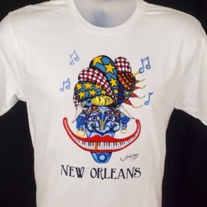 MO DRUMS Jamie Hayes BULLDOG NEW ORLEANS T-SHIRT 100% COTTON  PRINTED IN THE USA 