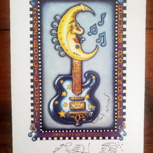 Crescent City Guitar, limited edition signed print