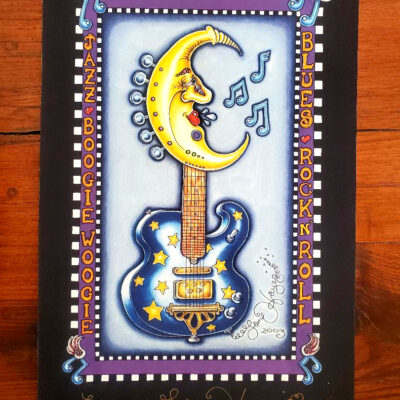 “Crescent City Guitar” Limited Edition Fine Art Giclee, signed #39/50