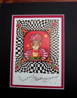 Gumbalino Matted Print, signed