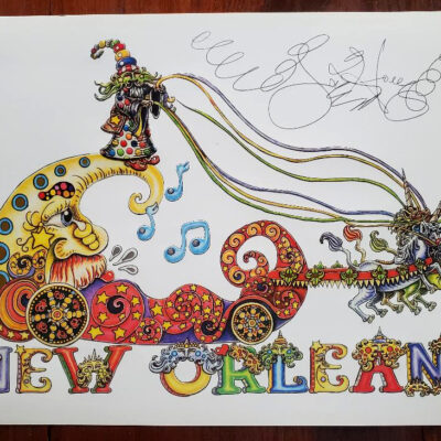 “Unicorn Parade” Limited Edition Signed Poster, 2009