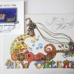 “Unicorn Parade” Limited Edition Signed Print, 2009 BONUS 2016 Mardi Gras print