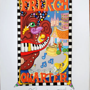 ¨French Quarter¨ Hand-pulled serigraph, signed & remarqued