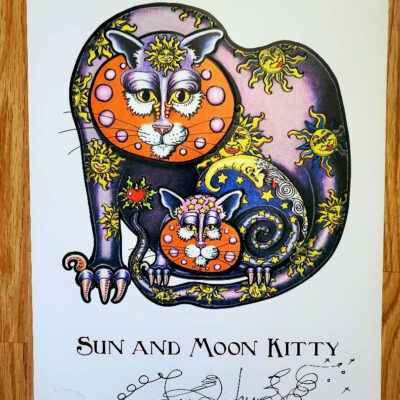 Sun and Moon Kitties Limited Edition Print, Signed