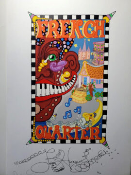 ¨French Quarter¨ Hand-pulled serigraph, signed