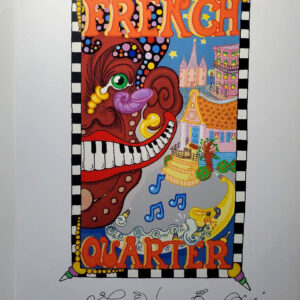 ¨French Quarter¨ Hand-pulled serigraph, signed