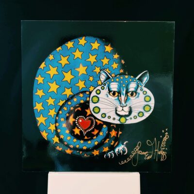 Star Kitty, 20″x20″ High-Quality Glossy Foam Core Print, Signed and Remarqued