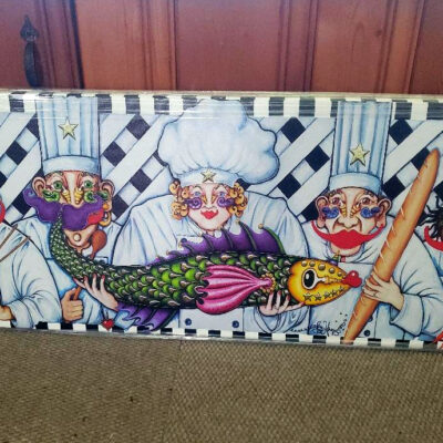 Five Star Chefs Giclee on Canvas, signed and remarqued 14″ x 36.”
