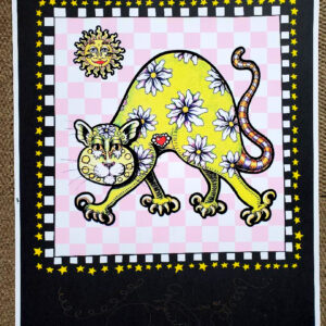 Garden Kitty HAND PULLED SERIGRAPH, signed  20″ X 26″