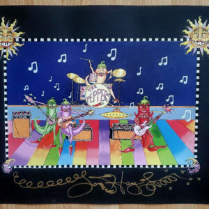 “The Peppers” HAND PULLED SERIGRAPH, Beatles tribute, signed
