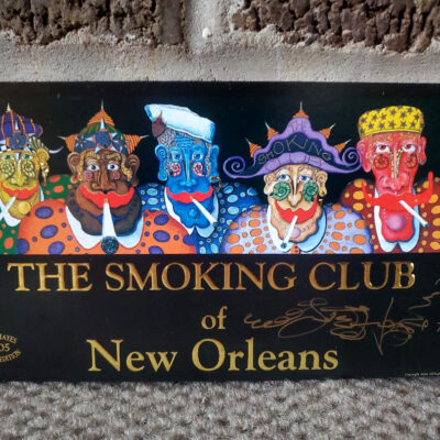 Smoking Club Limited Edition Print, signed