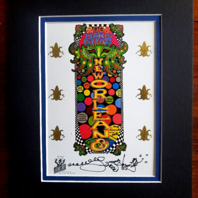 Mardi Gras 2008 Jacques Imo’s version, double matted, 8 x 10, signed