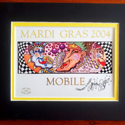 Mardi Gras 2004, Mobile double matted, 8 x 10
