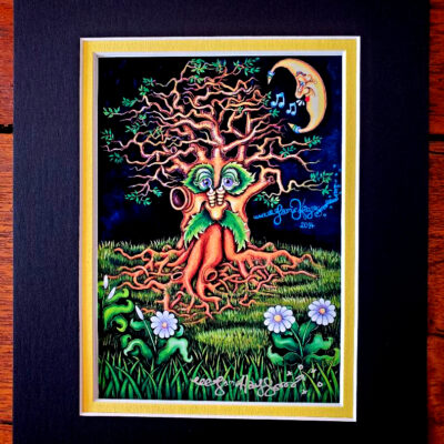 New Orleans Singing Tree double matted, 8 x 10
