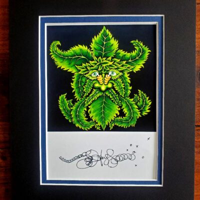 Leafman double matted, 8 x 10