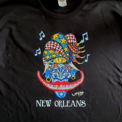 Bluesman T-Shirt, 2XL, Black, Hanes crew neck, 100% cotton