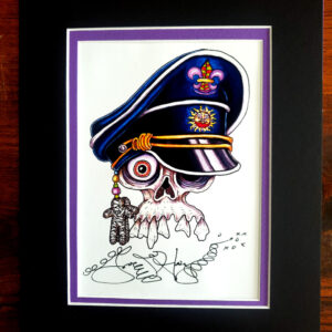 Captain New Orleans double matted, 8 x 10