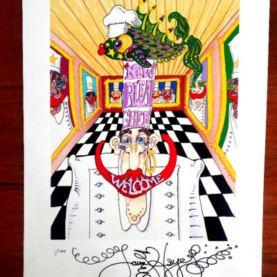 ¨New Orleans Chef¨ Hand-pulled serigraph, signed #1/100