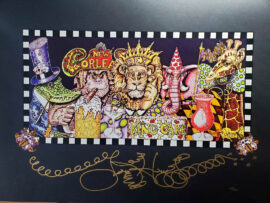 "Party Animals" HAND PULLED SERIGRAPH, signed 20 x 26 inches