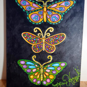 Original Oil Painting – New Orleans Butterflies, 16 x 20 in.