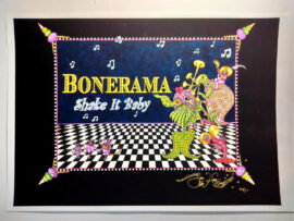 Bonerama Black Background giclee, ¨Shake it Baby¨ #42/50