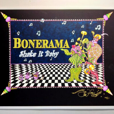 Bonerama Black Background giclee, ¨Shake it Baby¨ #42/50