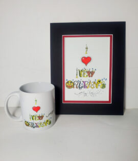 I Love New Orleans signed print plus FREE 11 oz. ceramic mug