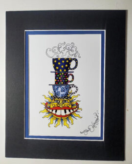 "Good Morning New Orleans" double matted, 8 x 10