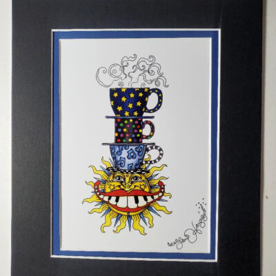 “Good Morning New Orleans” double matted, 8 x 10