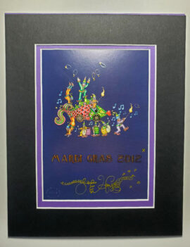 Mardi Gras 2012 Print, signed & matted