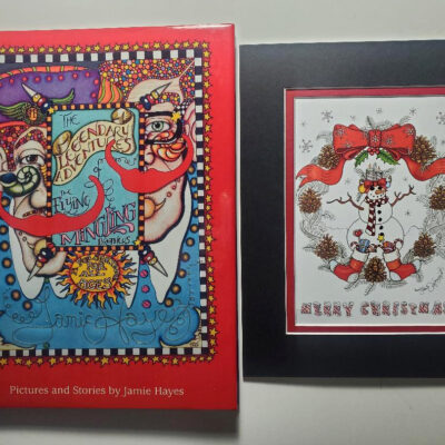 The Legendary Adventures of the Flying Mingling Brothers, signed, PLUS Merry Christmas print