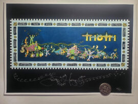 Krewe of Thoth Mardi Gras 2012, Fine Art Giclee, signed, Bonus Doubloon