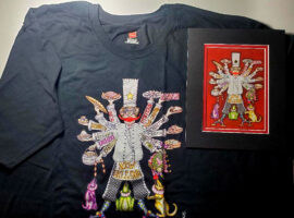 "Where's My Boudin" 3XL T-Shirt plus matted 8 x 10 print, signed