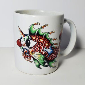 Pucker Fish 11 oz. ceramic mug
