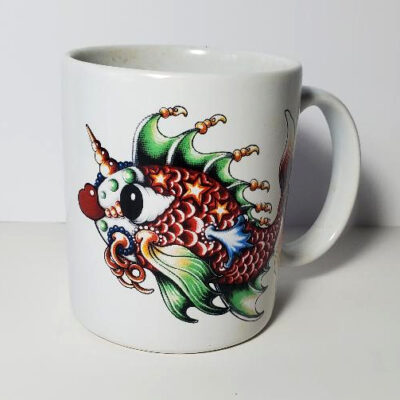 Pucker Fish 11 oz. ceramic mug