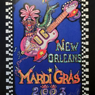 Mardi Gras 2003 HAND PULLED SERIGRAPH, signed  20″ X 26″