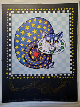 Star Kitty HAND PULLED SERIGRAPH, signed & remarqued 20" X 26"
