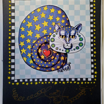 Star Kitty HAND PULLED SERIGRAPH, signed & remarqued 20″ X 26″